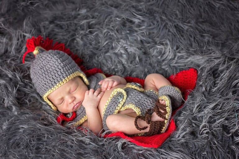 Baby Gladiator Crochet Outfit Pattern