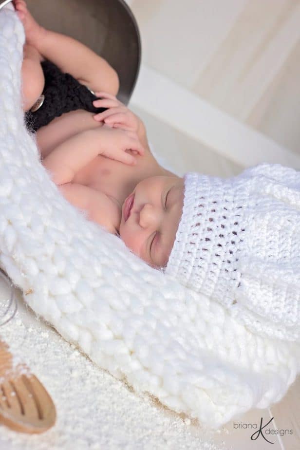 Newborn Chef Crochet Outfit by Briana K Designs