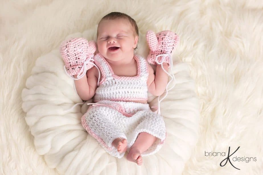 Boxer Baby Crochet Outfit by Briana K Designs