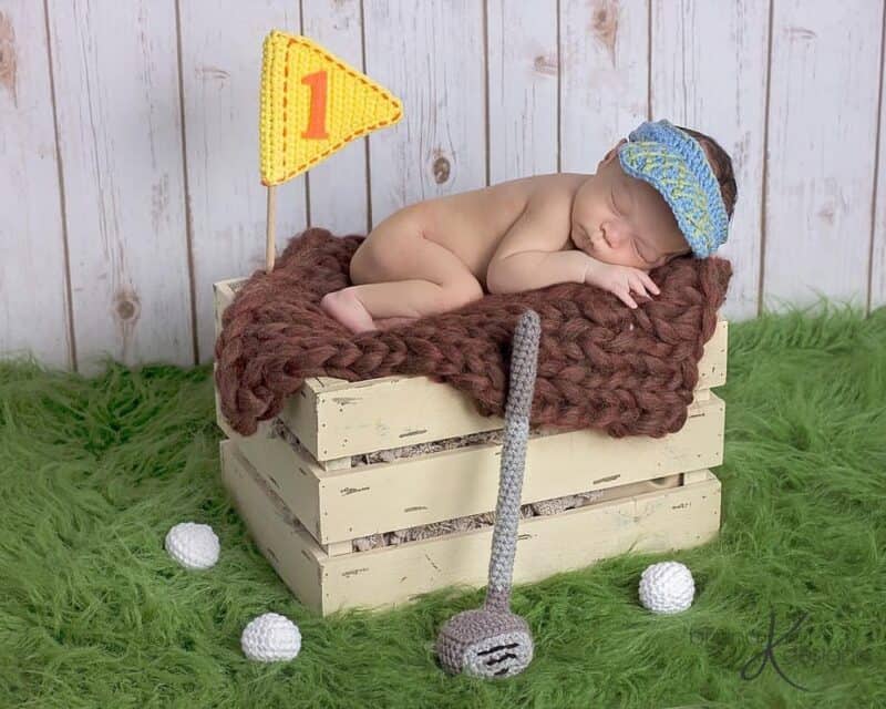 Golf Crochet Set by Briana K Designs