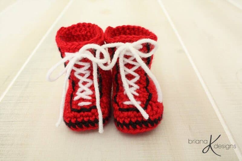 Boxing Baby Shoes by Briana K Designs
