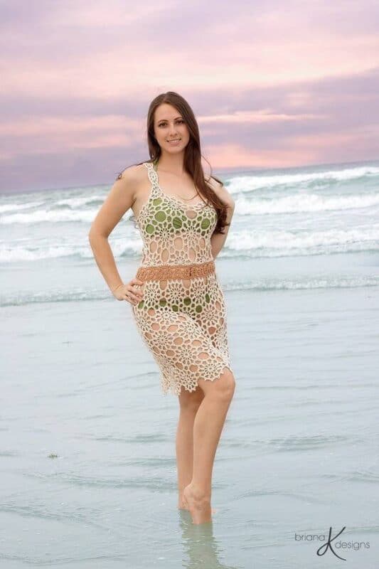 Sunkissed Crochet Beach Dress by Briana K Design