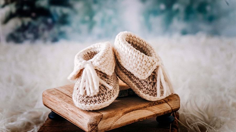 Snow Baby Boot Crochet Pattern by Briana K Designs