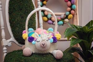Llama Easter Basket by Briana K Designs