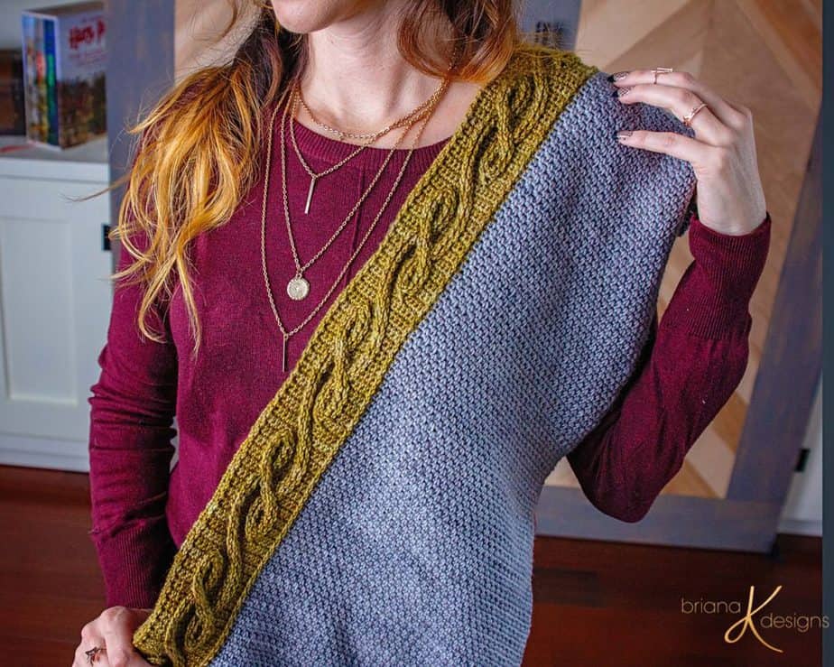 The Traveling Vine Crochet Shawl by Briana K Designs