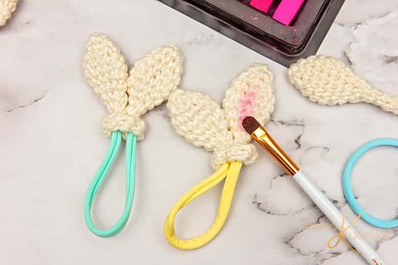 Bunny Crochet Hair Tie