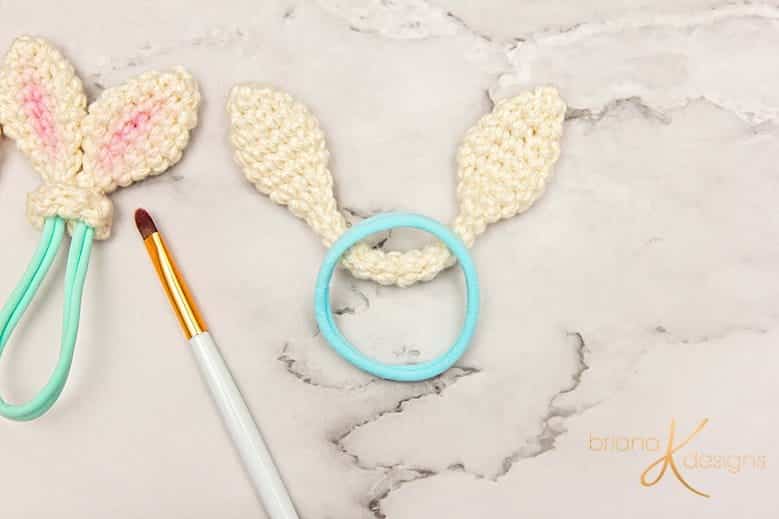 Bunny Crochet Hair Tie