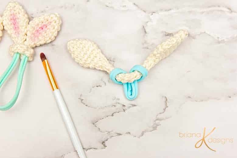 Bunny Crochet Hair Tie