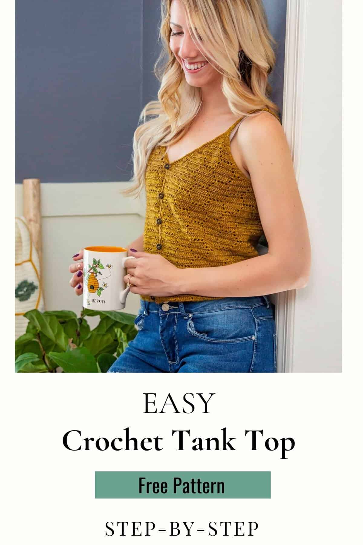 9+ Crochet Tank Top Pattern Free How to Crochet A Honeycomb Tank Top - Free Crochet Pattern