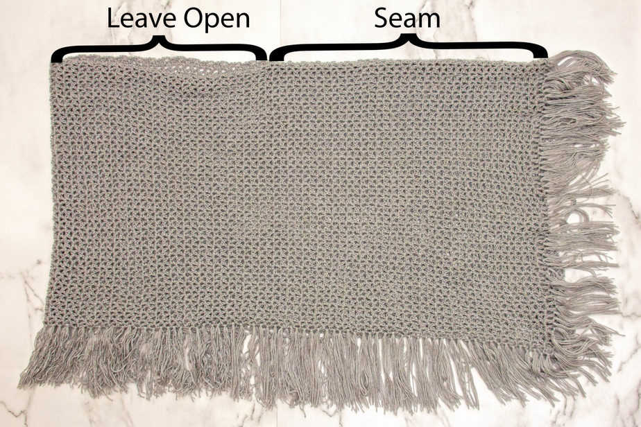 Crochet Beginner Lace Weight Poncho Pattern