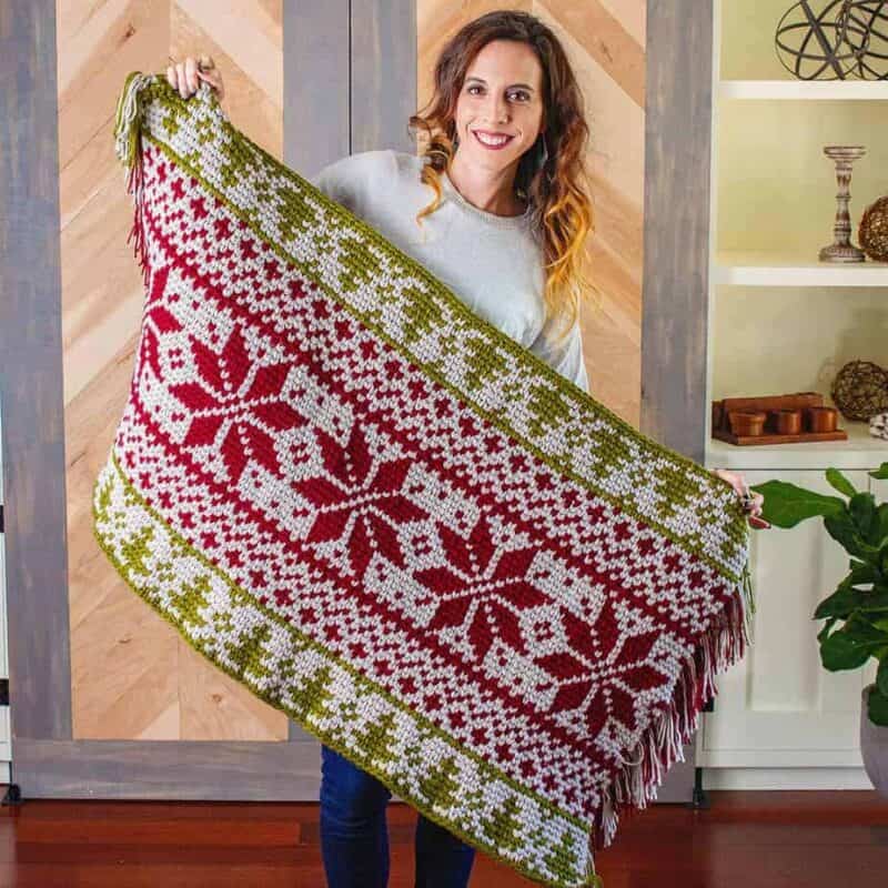 christmas rug fair ilse crochet pattern