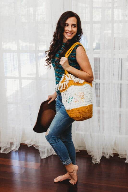 Boho Grocery Bag Crochet Pattern