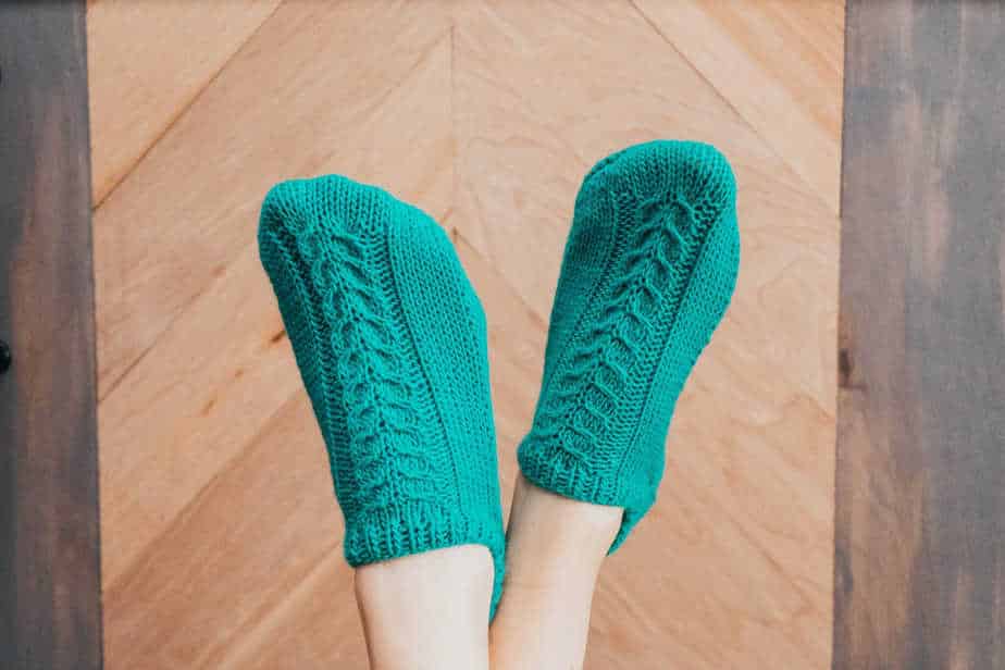 How To Knit Socks in Rows: Whims Easy Flat Knit Socks Briana K Designs