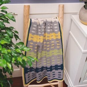 Garden Fence Crochet Blanket