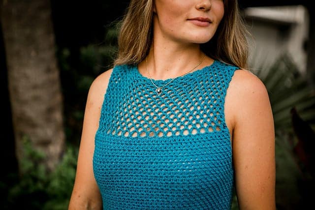 crochet knit top