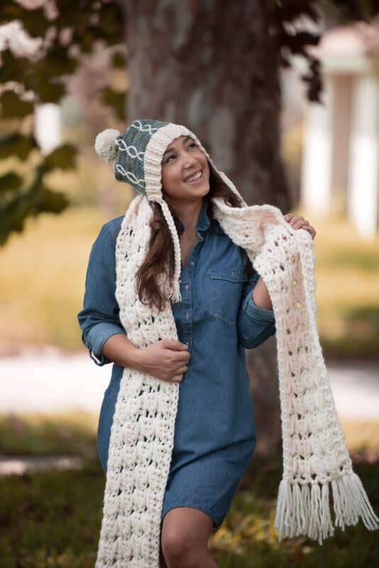 Alamos Crochet Big Scarf