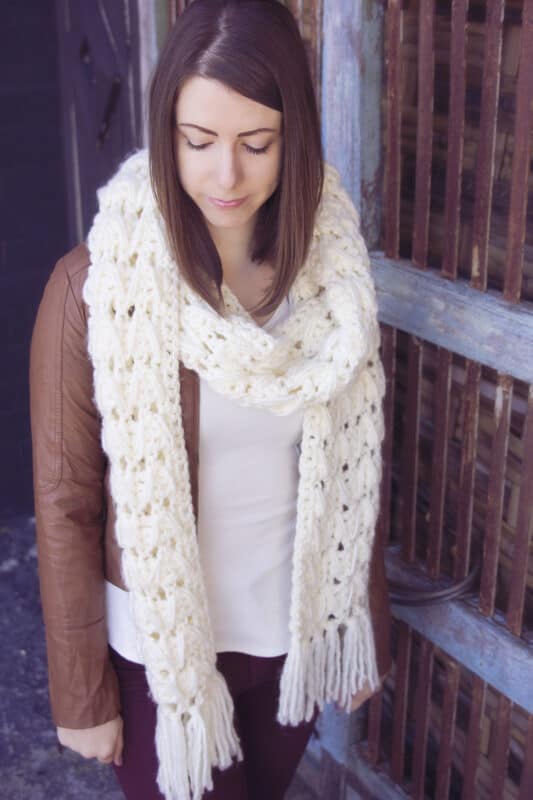 Alamos Crochet Big Scarf