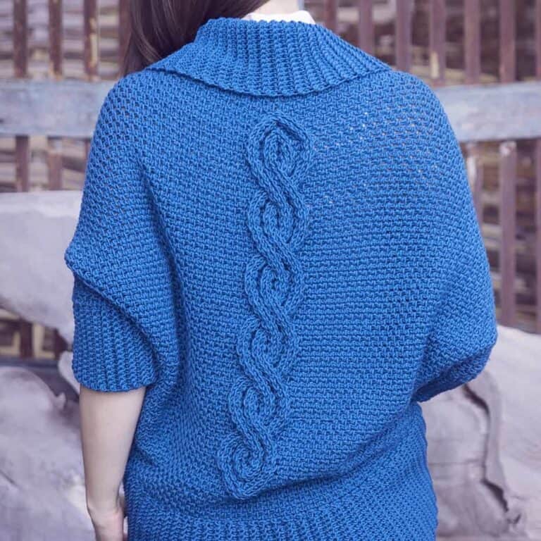 Infinity Zen Cable Cocoon Crochet Pattern