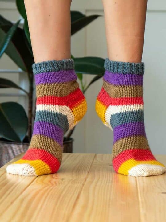 felici knit socks pattern
