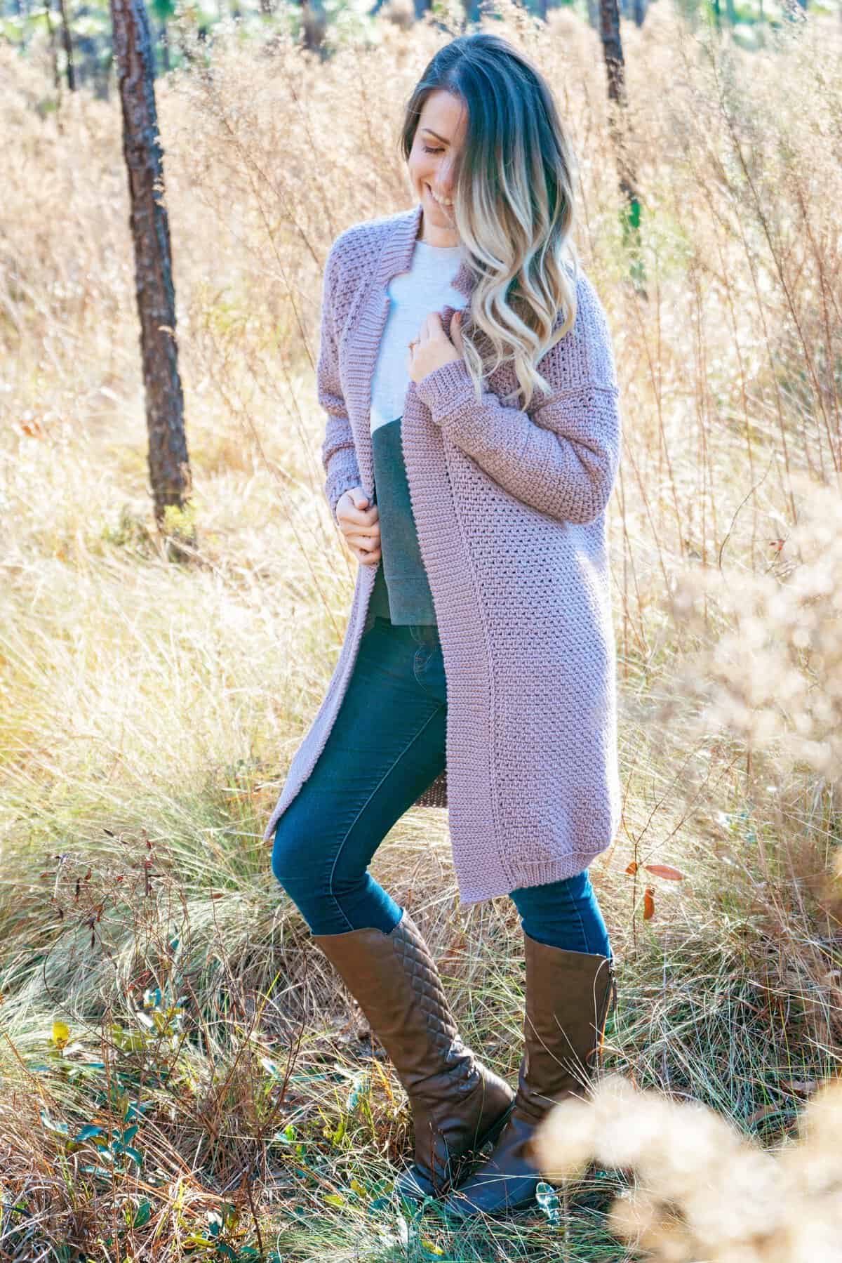 Easy Crochet Duster Pattern - Flat Construction - with Video Tutorial