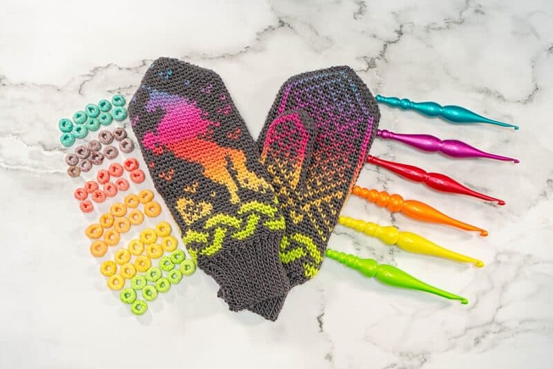 Unicorn Crochet Pattern: Mittens