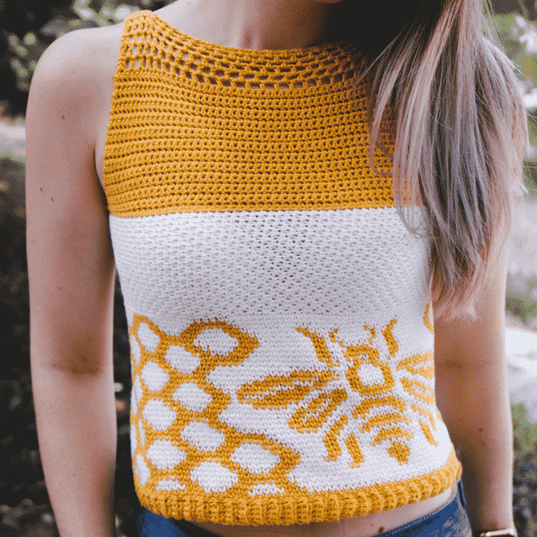 Queen Bee Crochet Tank Top Pattern