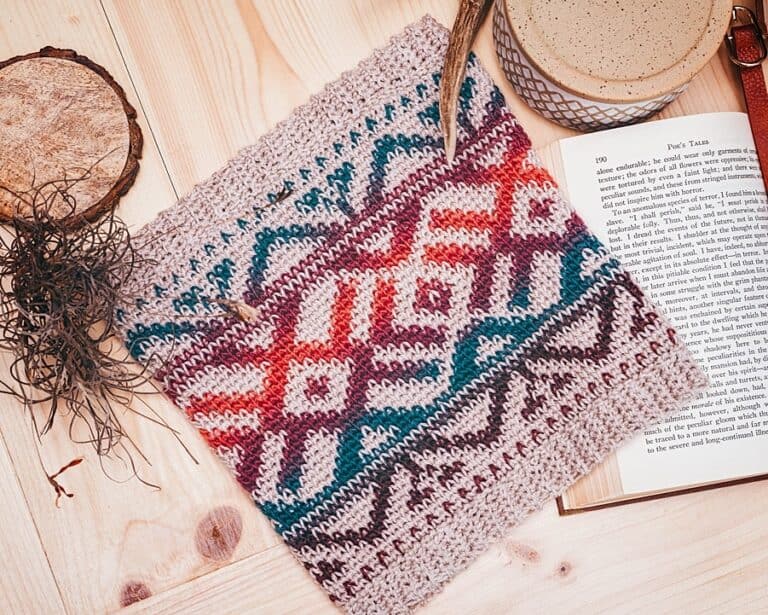 Boho Desert Crochet Cowl Pattern