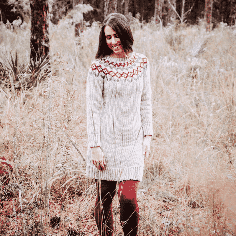 Arizona Crochet Sweater Dress by Briana K Designs