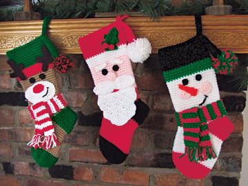holiday crochet stockings kit