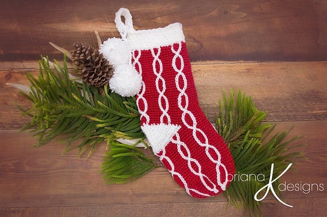 Surface Stitch Crochet on Holiday Decor