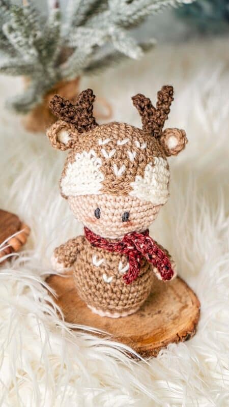 Amigurumi Crochet Deer Free Pattern - Briana K Designs