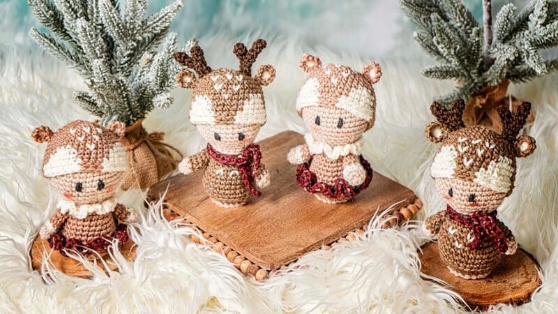 Deer Amigurumi Crochet Doll Pattern