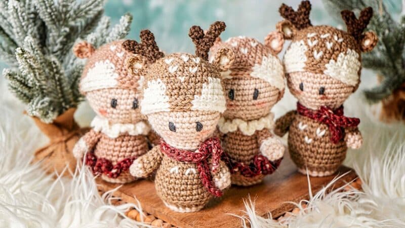 Deer Amigurumi Crochet Doll Pattern