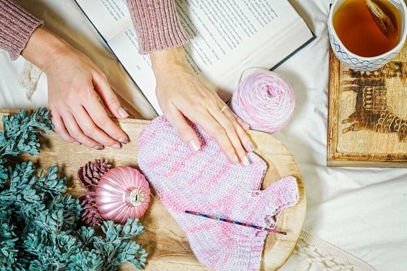 Melhor Padrão de Meia Simples de Crochê