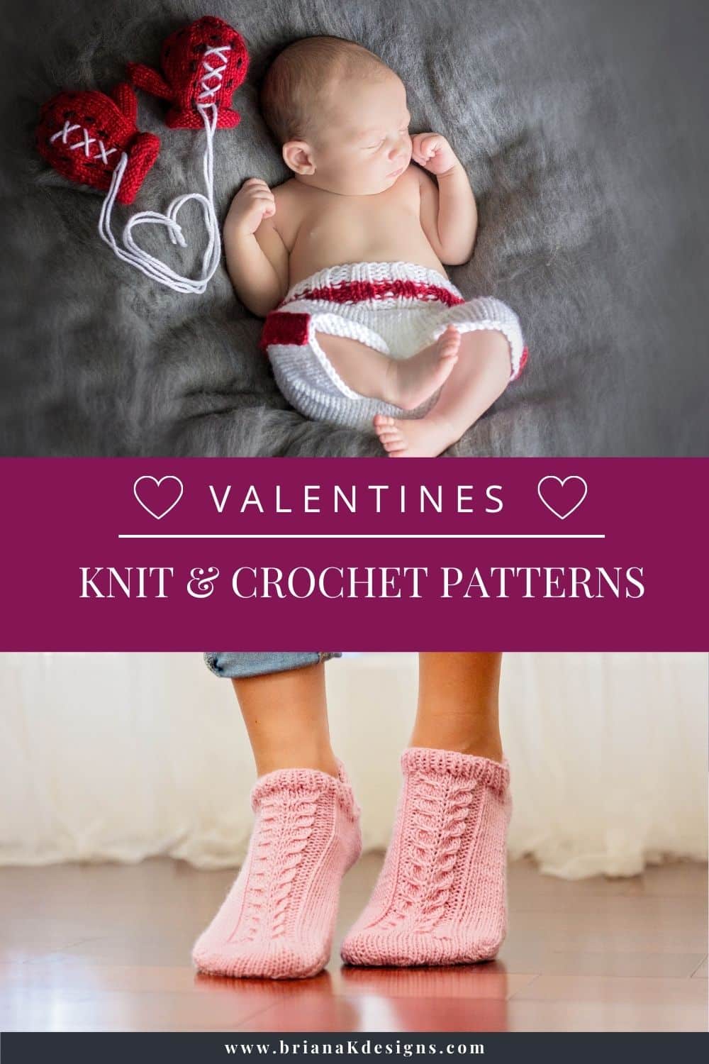 Valentine's Knit and Crochet Patterns