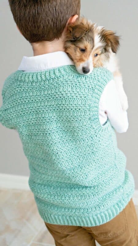 Heatherly Easy Vest Crochet Pattern