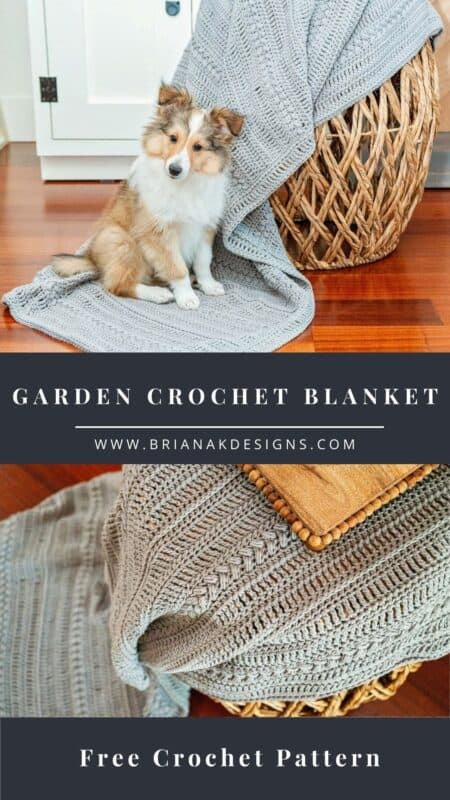 Crochet Garden Blanket Pattern