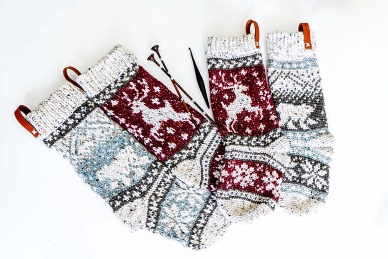 Knit Stocking Pattern - Briana K Designs