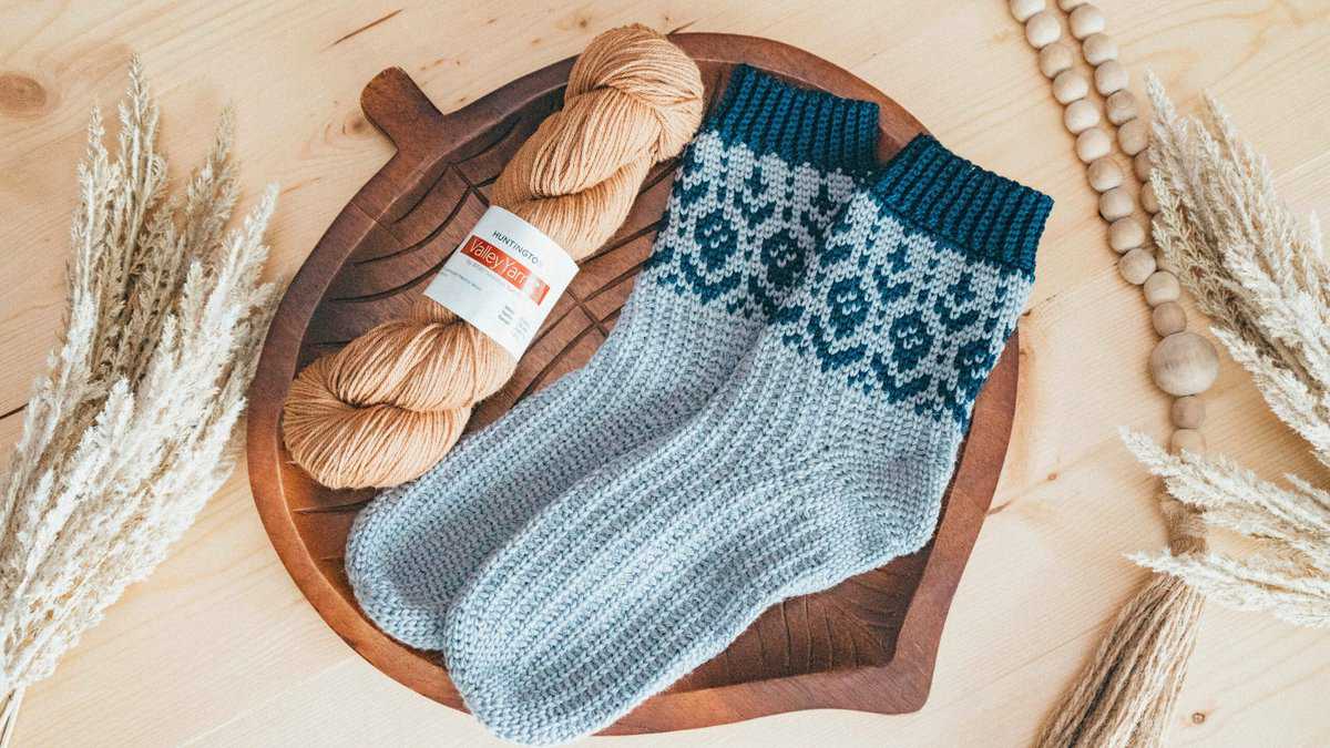 Woodland Walker Crochet Socks Free Pattern