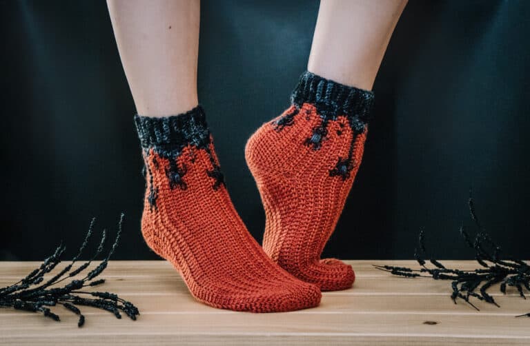 Creepy Crawly Crochet Spider Socks by Briana K Designs (19)