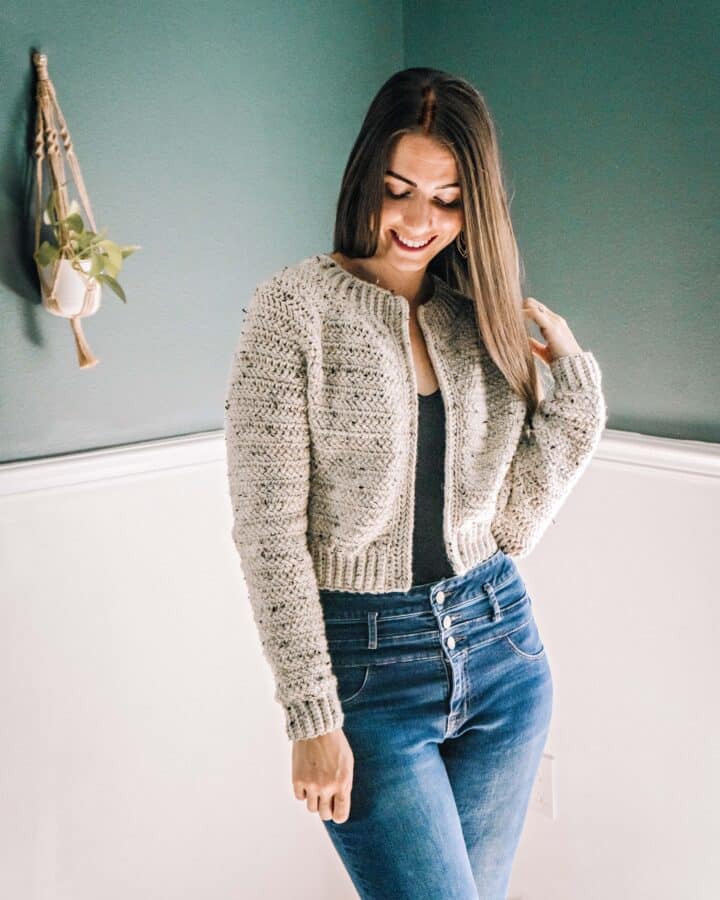 Cascade Adult Crochet Cardigan + Video