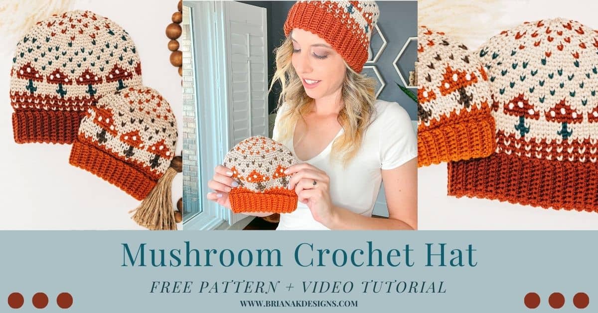How To Crochet An Amanita Mushroom Hat Free Crochet Pattern