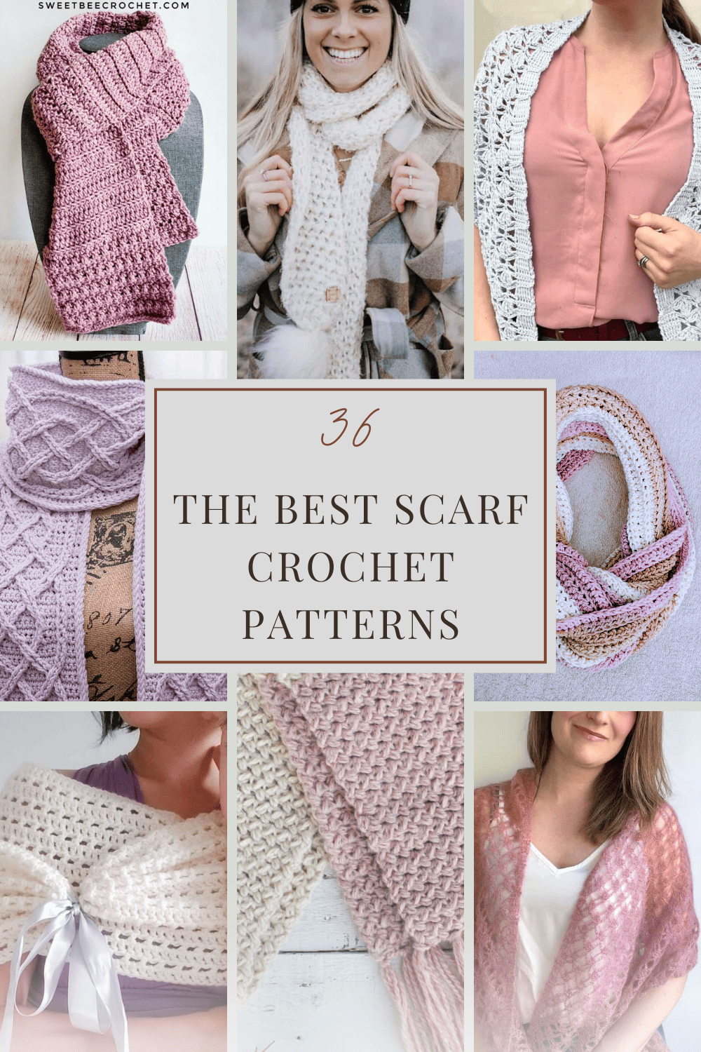 The Best 36 Crochet Scarf Patterns for Every Season