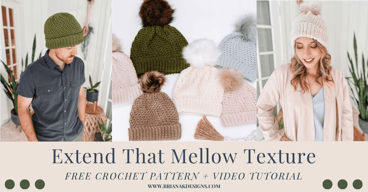 Knit-Look Crochet Hat - Yay For Yarn