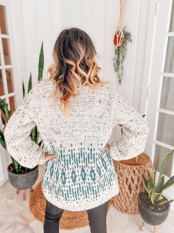 How to Crochet an Incredible Cardigan Using the Mosaic Crochet Technique -  Briana K Designs