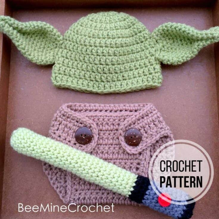Star wars yoda crochet pattern.