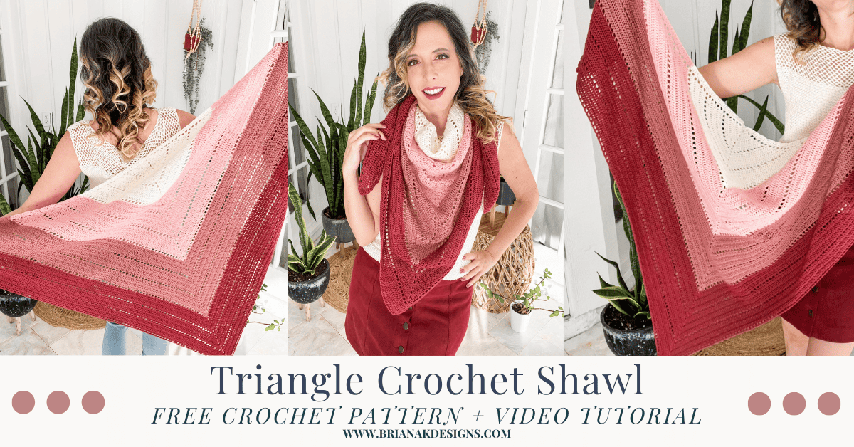 Free Shawl Crochet Pattern and Video