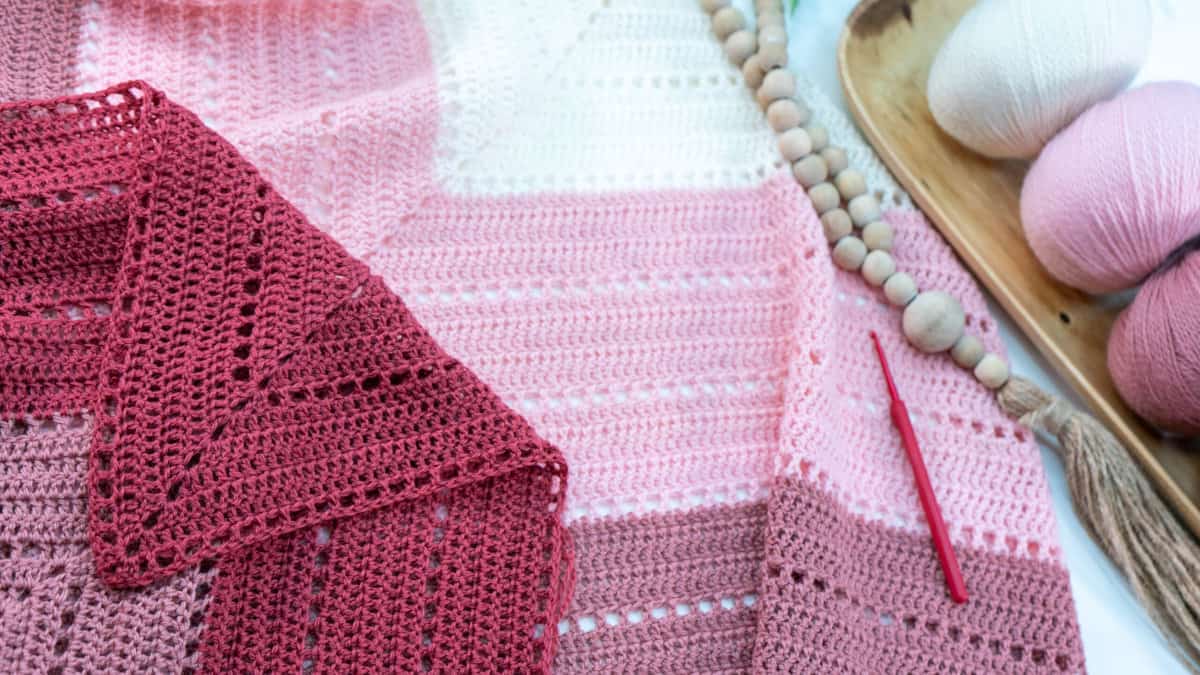 This Should Be Your First Triangle Crochet Shawl Free Pattern - Briana ...