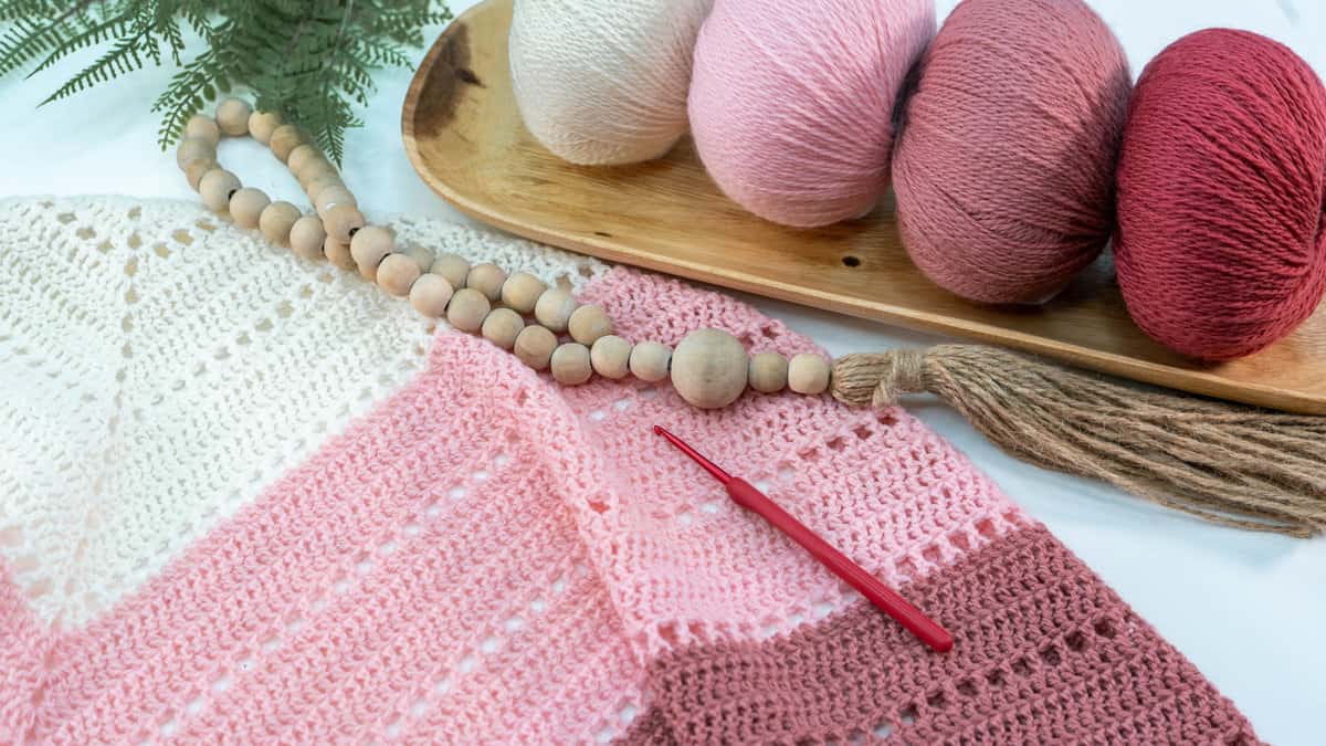 This Should Be Your First Triangle Crochet Shawl Free Pattern - Briana ...