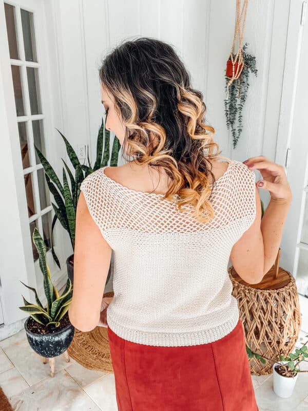 Easy Beginner Summer Crochet Tank Top Free Pattern - Briana K Designs